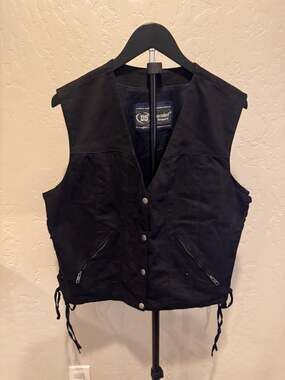 Daniel Smart 2019 Daytona Beach Bike Week Women's Black Denim Motorcycle Vest